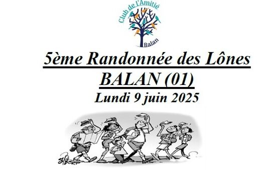 Randonnée des Lônes