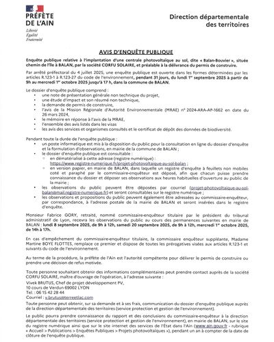 Toutes les actualités de Balan
