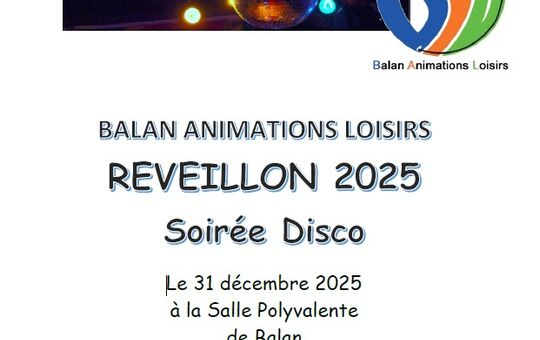 Reveillon Balan Animations Loisirs