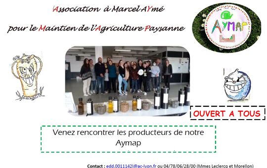 AMAP au collège Marcel Aymé 